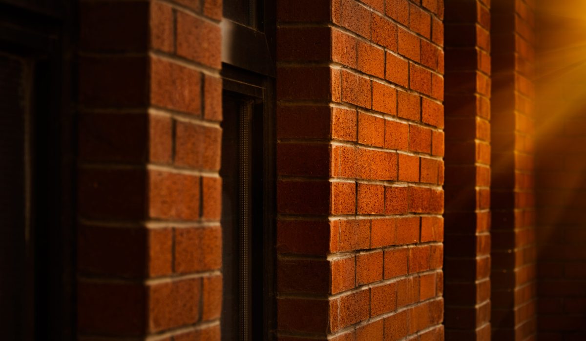 Corner Of Brick Wall Corner Of Brick Wall in city of China.